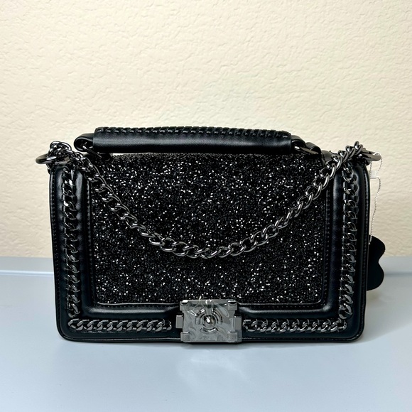 Black Sparkly Handbag - Picture 1 of 8